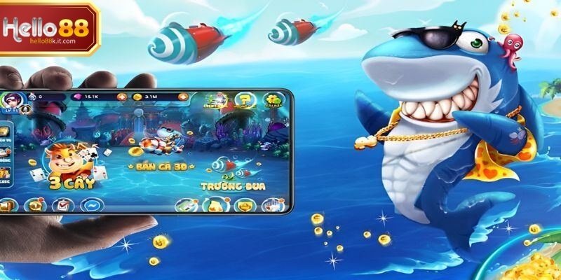 Bắn cá đổi thưởng vận hành theo cơ chế tiêu hao đạn để đổi lấy điểm thưởng