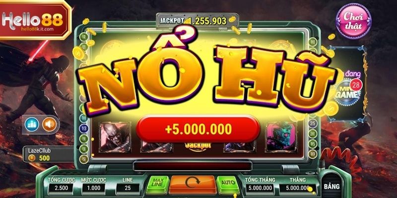 Người chơi quan sát kết quả và điều chỉnh lượt quay 