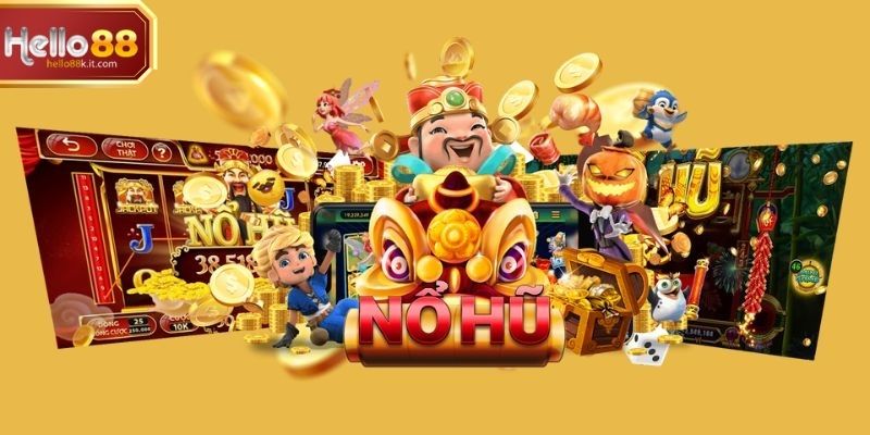 Biểu tượng thưởng và hiệu ứng quay trong quay hũ thần tài